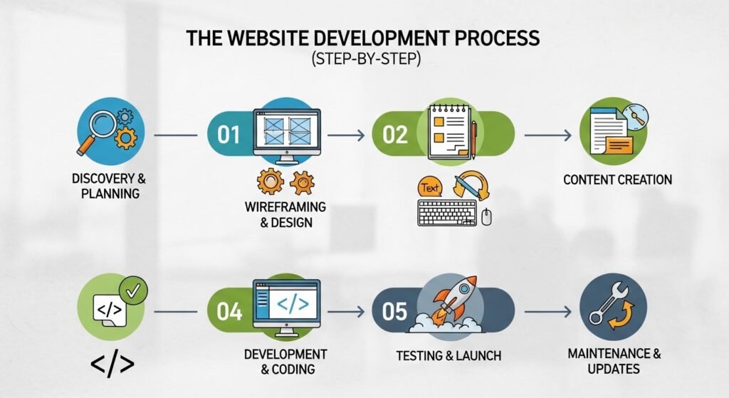 The Website Development Process Step By Step 1024x559