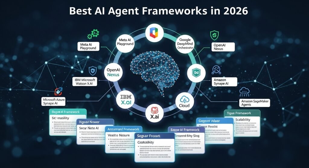 Best AI Agent Frameworks In 2026 1024x559