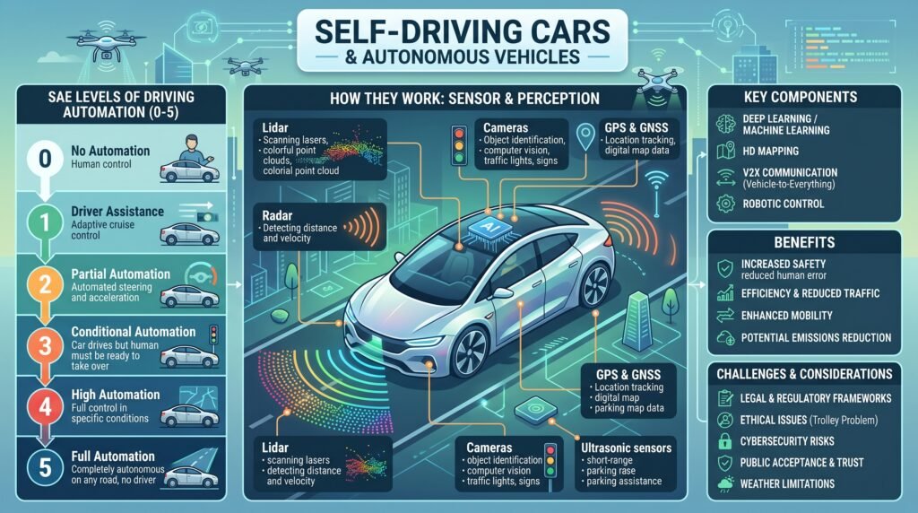 Self-Driving Cars and Autonomous Vehicles