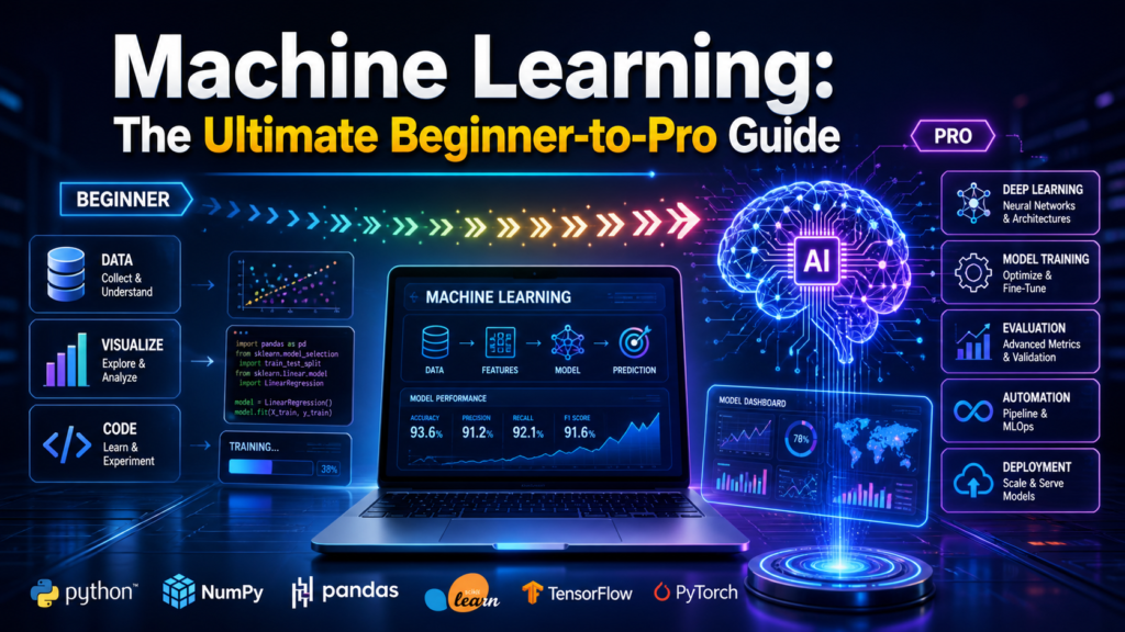 Machine Learning: The Ultimate Beginner-to-Pro Guide