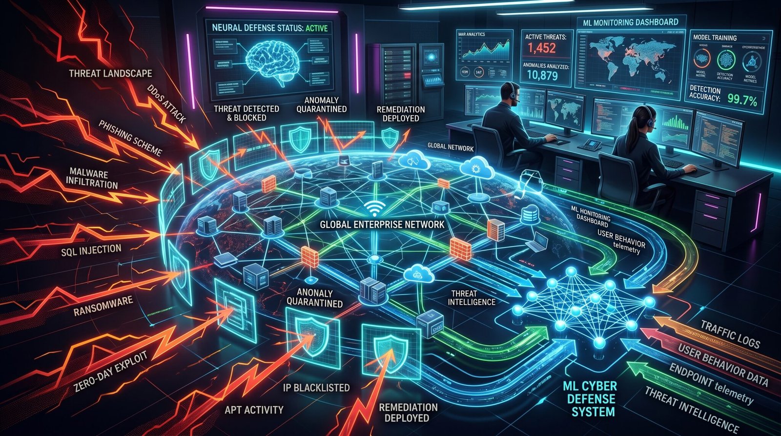 machine learning network security